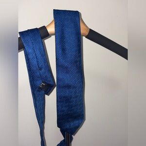Giorgio Armani Deep Blue Textured Tie